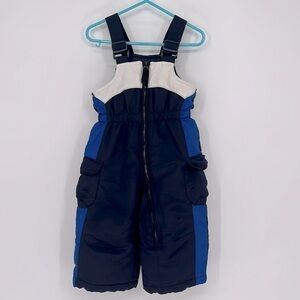 Zero Xposur Snow Bib Blue White Kids Size 12 Months